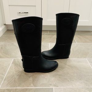 chooka black snake skin rain boots!